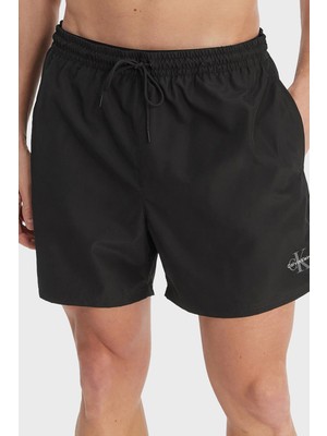 Calvin Klein Graphic Monogram Bağlamalı Cepli Deniz Şortu LV00N61045UB1 Erkek Deniz Şortu LV00N61045 Ub1