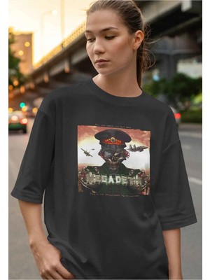 Buzagi Misfits Dijital Baskı Oversize Unisex Tişört