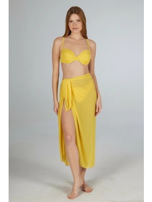 Çamaşır Kenti Estiva 6000 Kadın Düz Şifon Pareo