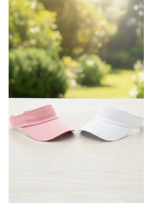 Ritagarcia Ritagarci Unisex 2'li Paket Ayarlanabilir Tenis Vizör Şapka Seti - Güneş Koruyucu Spor Siperlik