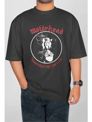 Buzagi Motörhead Dijital Baskı Oversize Unisex Tişört
