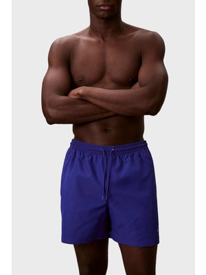 Calvin Klein Graphic Monogram Bağlamalı Cepli Deniz Şortu LV00N61045C8X Erkek Deniz Şortu LV00N61045 C8X