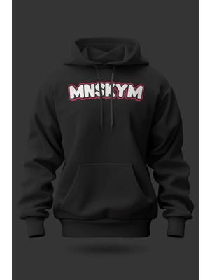 Buzagi Mnskym Oversize Kapüşonlu Unisex Şardonlu Sweatshirt