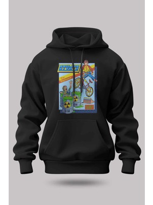 Buzagi Stunts Oversize Kapüşonlu Unisex Şardonlu Sweatshirt