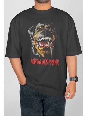Buzagi Running Wild Dijital Baskı Oversize Unisex Tişört
