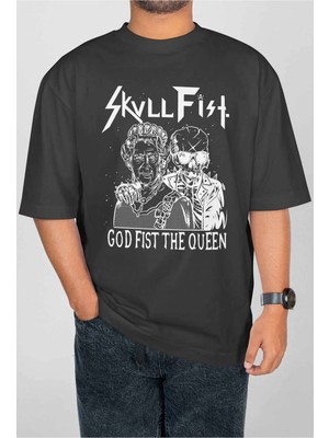 Buzagi Slash Dijital Baskı Oversize Unisex Tişört