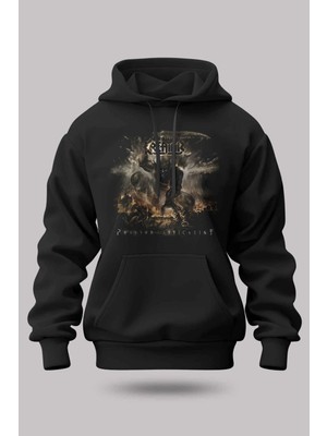 Buzagi Kreator Oversize Kapüşonlu Unisex Şardonlu Sweatshirt