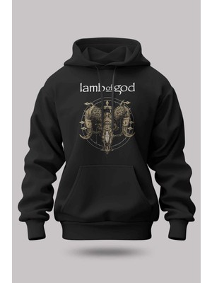Buzagi Lamb Of God Oversize Kapüşonlu Unisex Şardonlu Sweatshirt