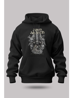 Buzagi Amon Amarth Oversize Kapüşonlu Unisex Şardonlu Sweatshirt