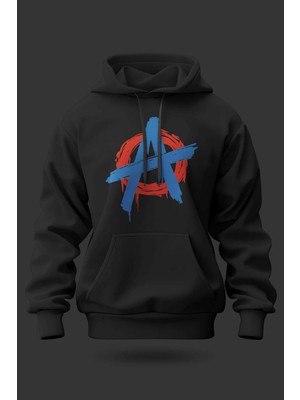 Buzagi Heykel Oversize Kapüşonlu Unisex Şardonlu Sweatshirt