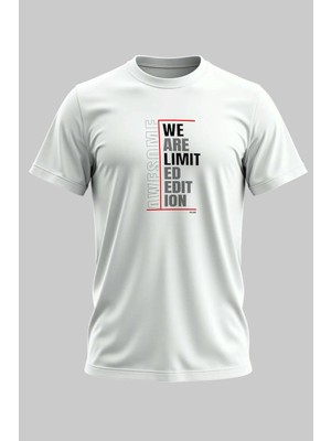 Buzagi We Are Dijital Baskı Regular Kalıp Unisex Beyaz T-Shirt