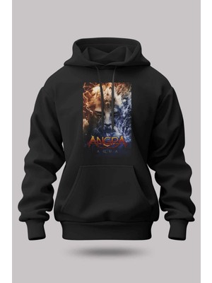 Buzagi Angra Oversize Kapüşonlu Unisex Şardonlu Sweatshirt