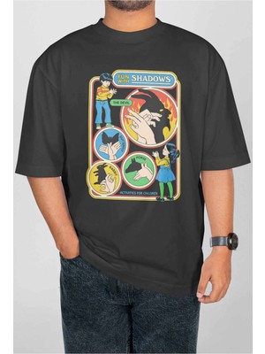 Buzagi Trust In God Dijital Baskı Oversize Unisex Tişört