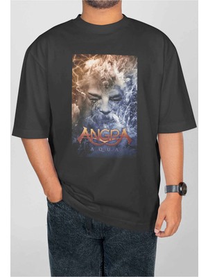 Buzagi Angra Dijital Baskı Oversize Unisex Tişört