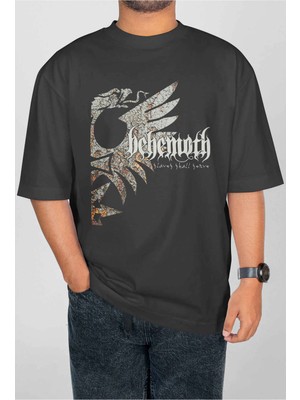 Buzagi Behemoth Dijital Baskı Oversize Unisex Tişört