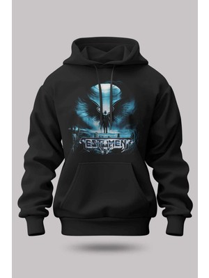 Buzagi Testament Oversize Kapüşonlu Unisex Şardonlu Sweatshirt