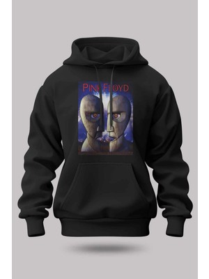 Buzagi Pink Floyd Oversize Kapüşonlu Unisex Şardonlu Sweatshirt