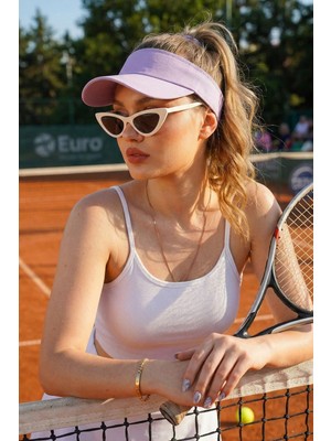 Ritagarcia Unisex Tenis Vizör Şapka - Ayarlanabilir Spor Plaj Güneş Şapkası