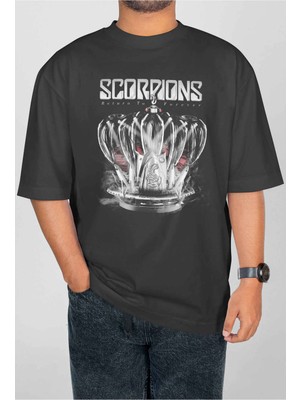 Buzagi Iron Maiden Dijital Baskı Oversize Unisex Tişört