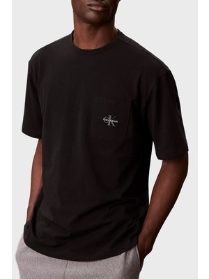 Calvin Klein % 100 Pamuk Relaxed Fit Bisiklet Yaka T Shirt LV00NM2972UB1 Erkek T Shirt LV00NM2972 Ub1