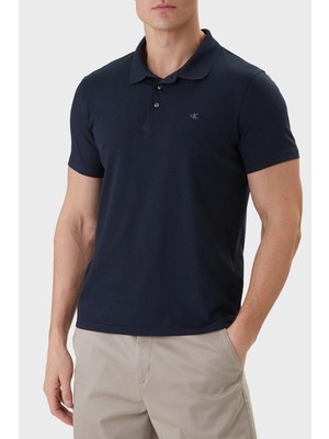 Calvin Klein Pamuklu Slim Fit Düğmeli Polo LV04LF200GCEF Erkek Polo LV04LF200G Cef