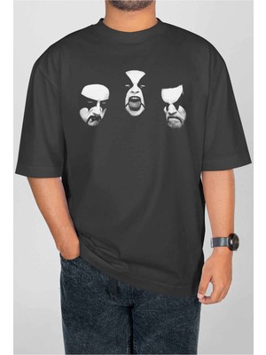Buzagi Immortal Dijital Baskı Oversize Unisex Tişört