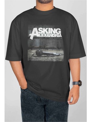Buzagi Asking Alexandria Dijital Baskı Oversize Unisex Tişört