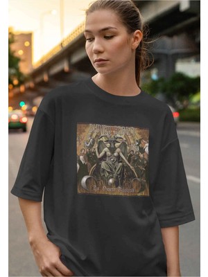 Buzagi Dimmu Borgir Dijital Baskı Oversize Unisex Tişört