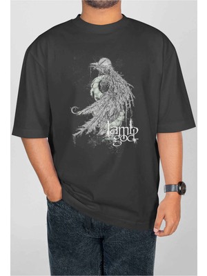 Buzagi Lamb Of God Dijital Baskı Oversize Unisex Tişört