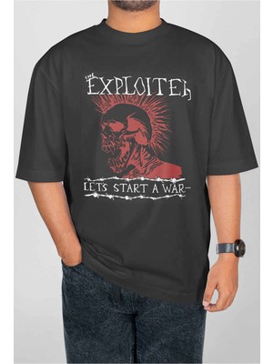 Buzagi The Exploited Dijital Baskı Oversize Unisex Tişört