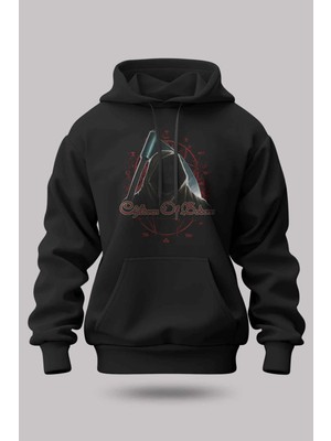 Buzagi Children Of Bodom Oversize Kapüşonlu Unisex Şardonlu Sweatshirt