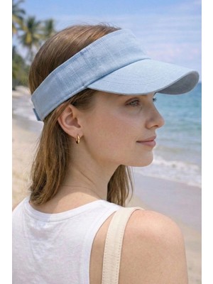 Ritagarcia Unisex Tenis Vizör Şapka - Ayarlanabilir Spor Plaj Güneş Şapkası