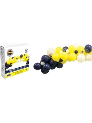 Balonevi Fenerbahçe Asorti Balon Dekorasyon Seti (70 Li Paket)