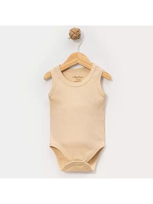 Angeltouch Pamuklu Kız Erkek Bebek Body Atlet Askılı Raporlu