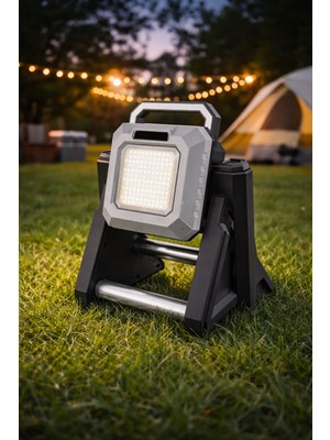 Ack Şarjlı AC62-05092 Edilebilir Taşınabilir LED Projektör Cct 50W