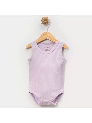 Angeltouch Pamuklu Kız Erkek Bebek Body Atlet Askılı Raporlu