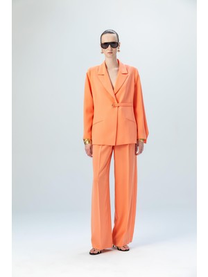 Kameya Katmanlı Palazzo Pantolon