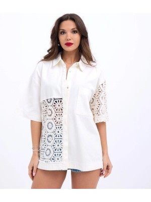 Stores36 6953 Gömlek-Beyaz