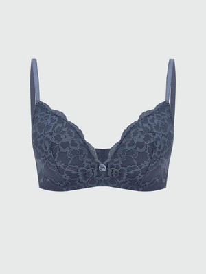 LC Waikiki Indigo Balensiz Dolgusuz Dantelli Üçgen Sütyen  (S6)