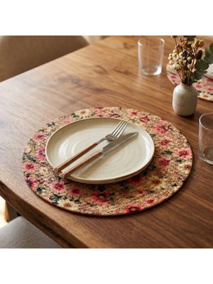 Premium Çift Taraflı Dijital Baskı Hasır Jüt Supla - Plastik Dolgulu Isıya Dayanıklı ve Leke Tutmaz Amerikan Servis