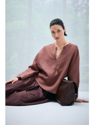 Lufian Alessı Kadın Bluz Vizon