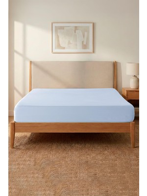 Soley Valeron | %100 Pamuk Saten Tek Kişilik Lastikli Çarşaf | 100X200 cm