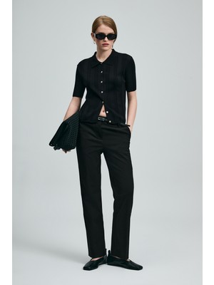 Lufian Mıra Kadın Pantolon Siyah