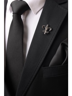 Esgue Taşlı Zambak Broş