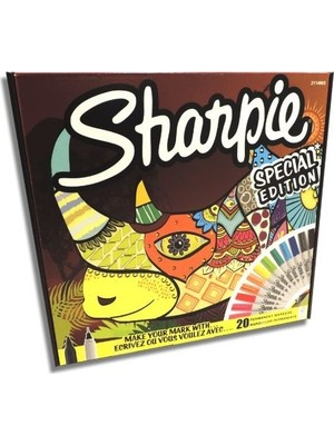 Sharpie Fine Permanent Markör Kalem 20 Renk Gergedan 2110122