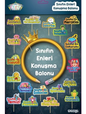 Parti Show Mezuniyet Fotoğraf Çekim Seti Konuşma Balonu 19'lu