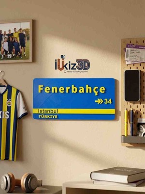 Fenerbahçe Temalı Dekoratif Tabela