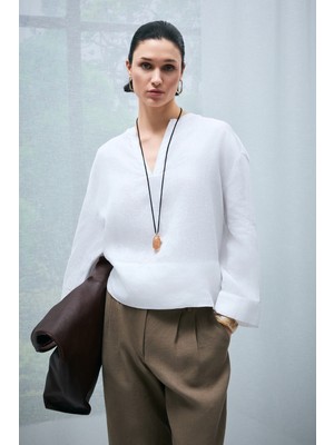 Lufian Alessı Kadın Bluz Vizon