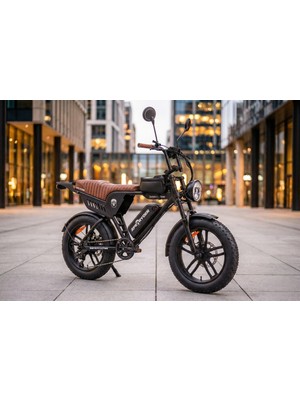 Ape Ryder Genon Ultra 750W Elektrikli Bisiklet Ayna Çanta ve El Gazı Hediyeli