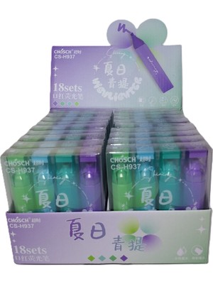 Bafix Fosforlu Kalem (İşaret Kalemi) Chosch 4 Renk Cs-H937